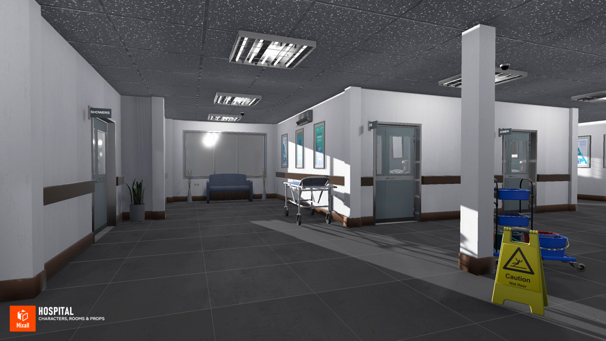 Hospital - Characters, Rooms & Props