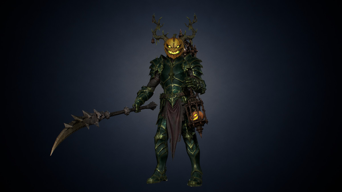 Pumpkin Reaper – Dark Fantasy Halloween Character