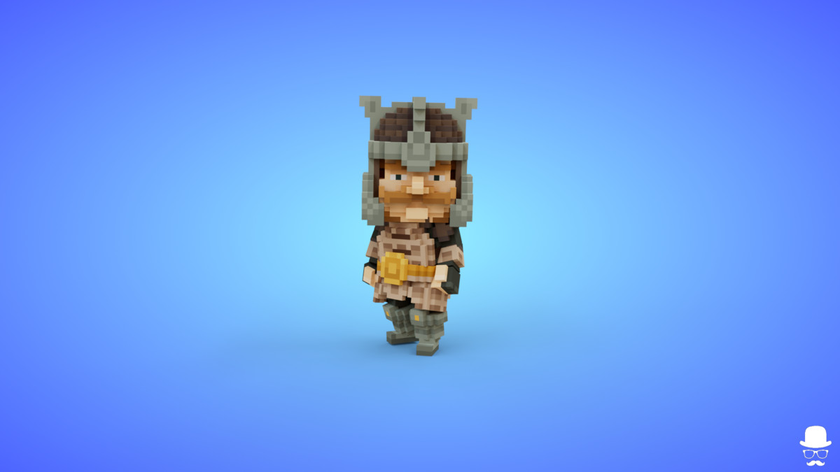 Voxel Dwarf Characters Pack