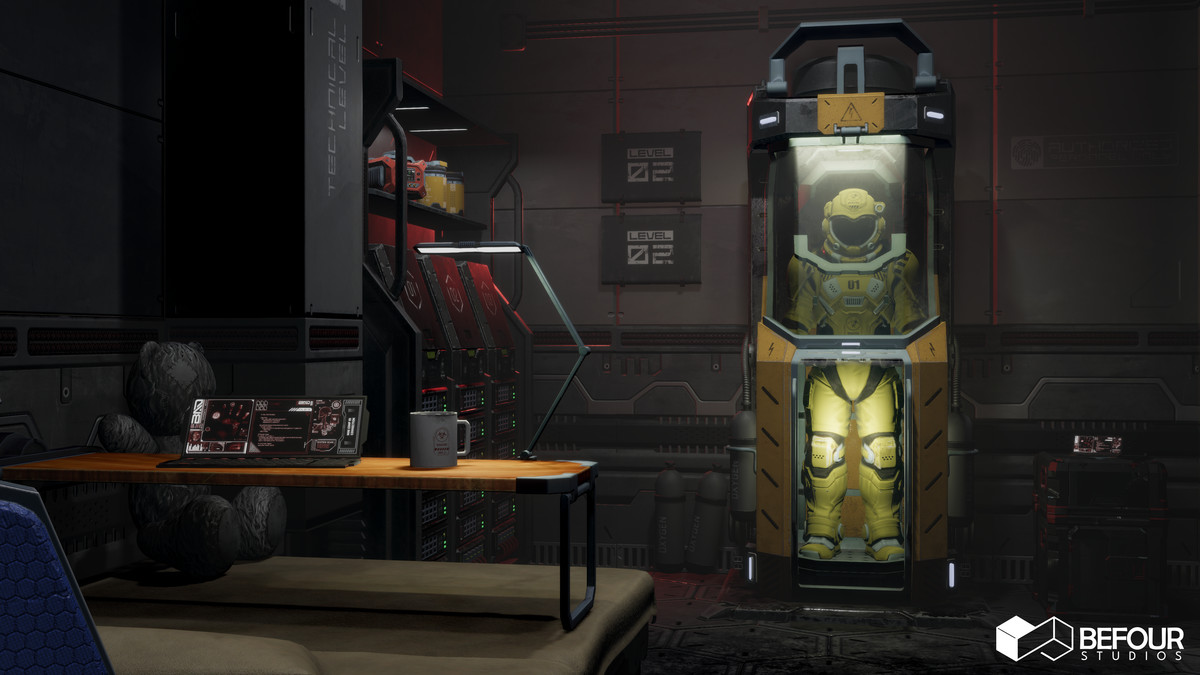 SciFi Engineer's Room Environment