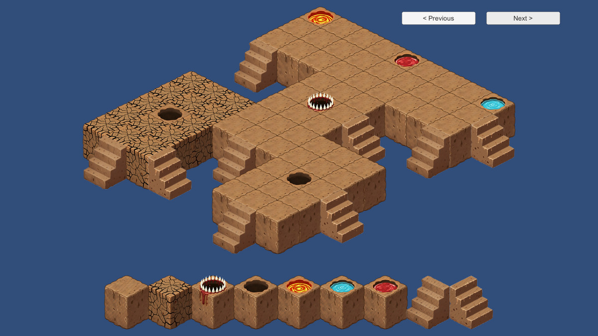 2D Isometric Modular Tileset – Dirt & Gravel