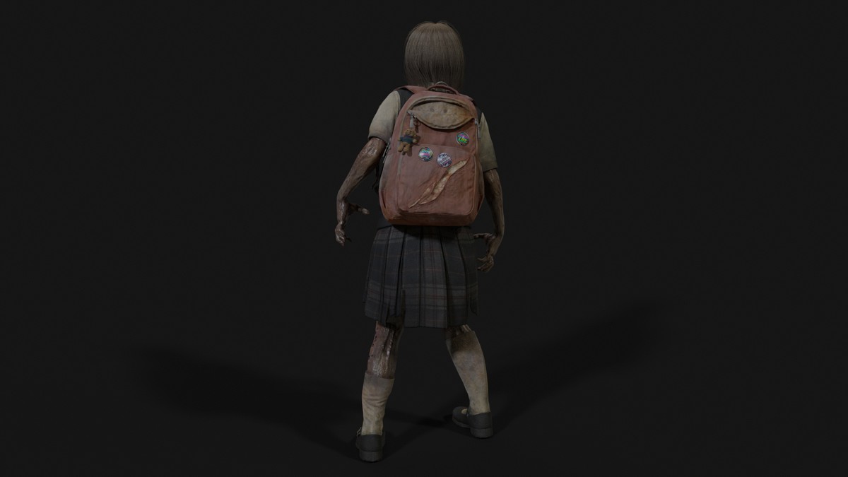 Gradeschooler Girl — American School Zombie Collection