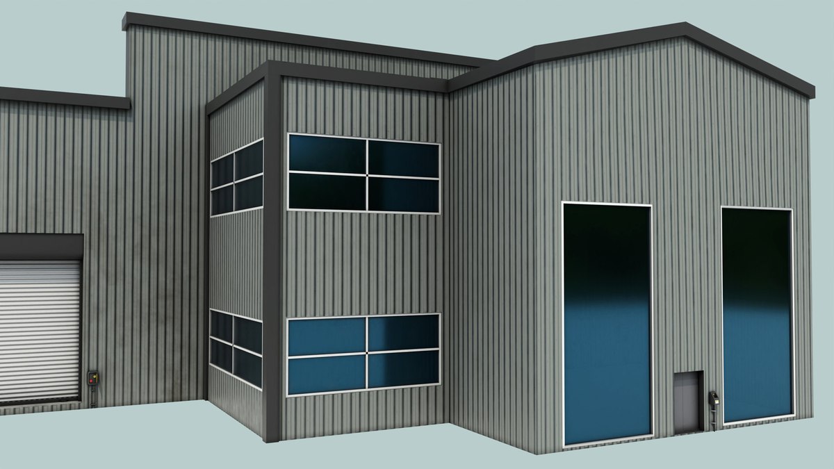 Garage Interior and Exterior 01 URP HDRP Textures