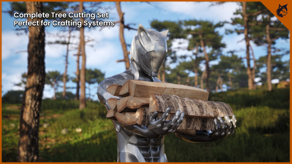Woodcutting Animation Pack