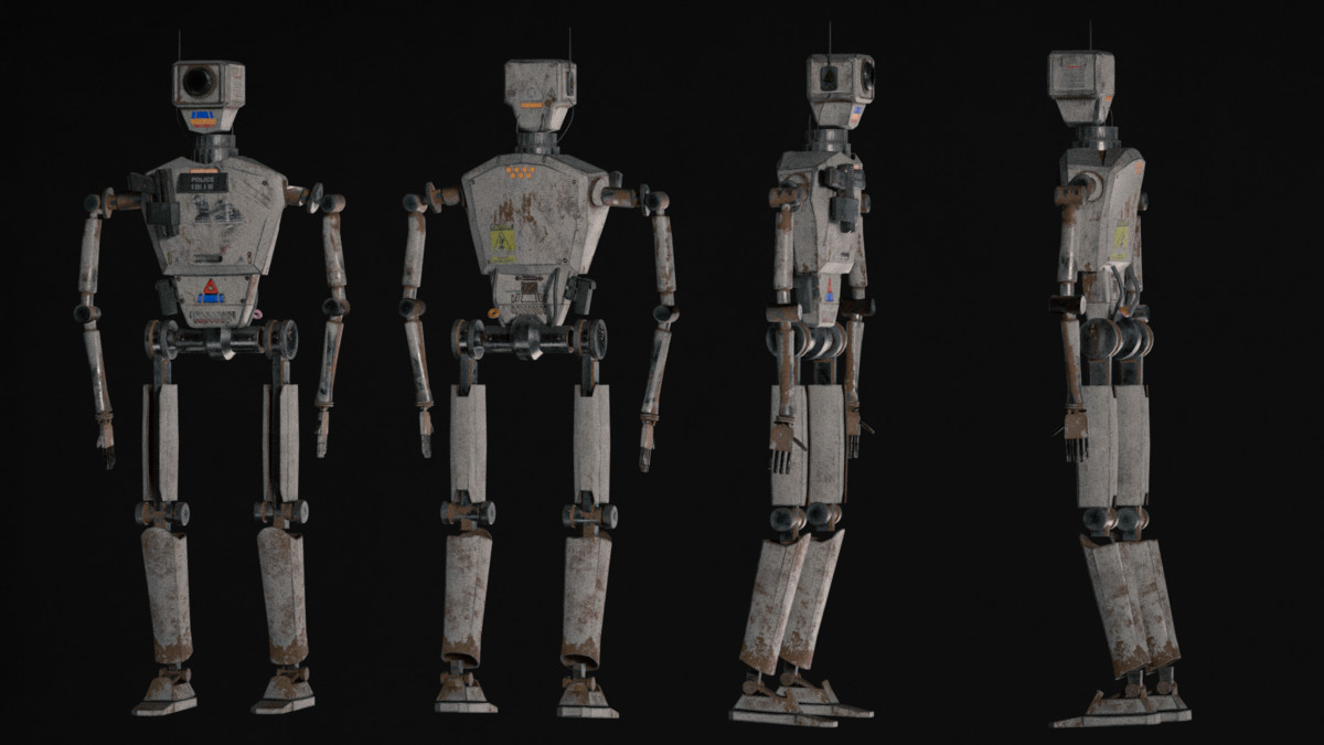 Surveillance Security Robot NPC