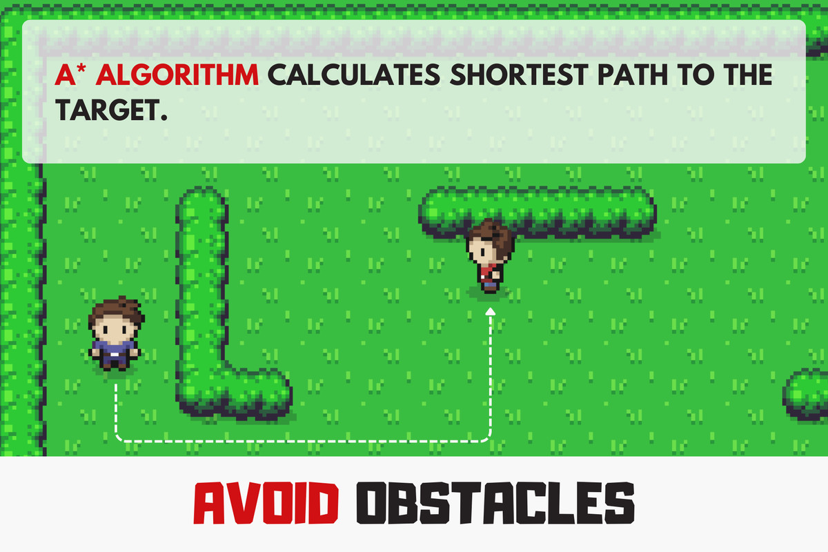 2D Pathfinding - Enemy AI for Unity