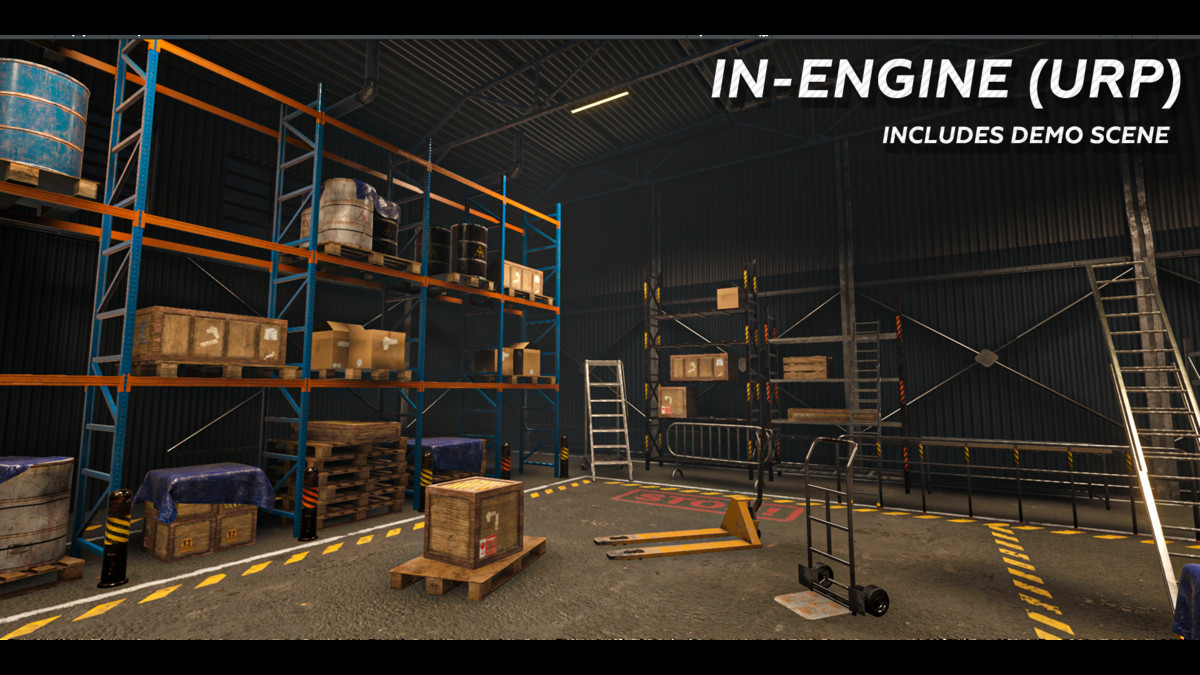 Modular Warehouse Racking & Props Pack