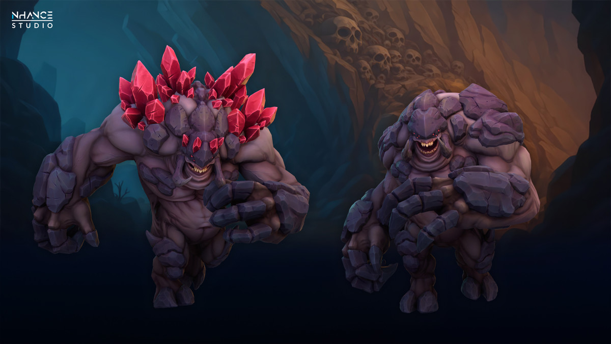 Stylized Cave Crystal Creatures Pack