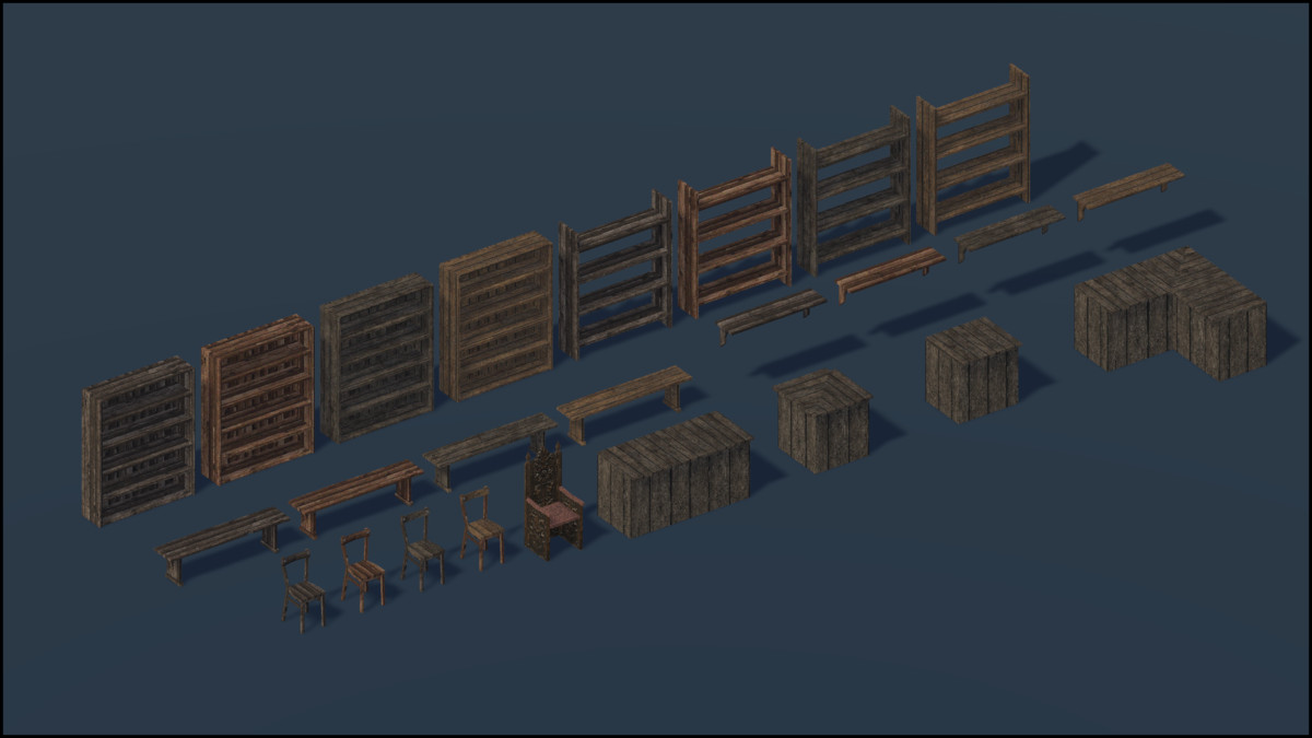 Cold Fortress - Retro Style Modular Environment Pack