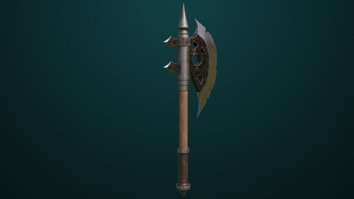Battle Axe 16 URP HDRP Textures