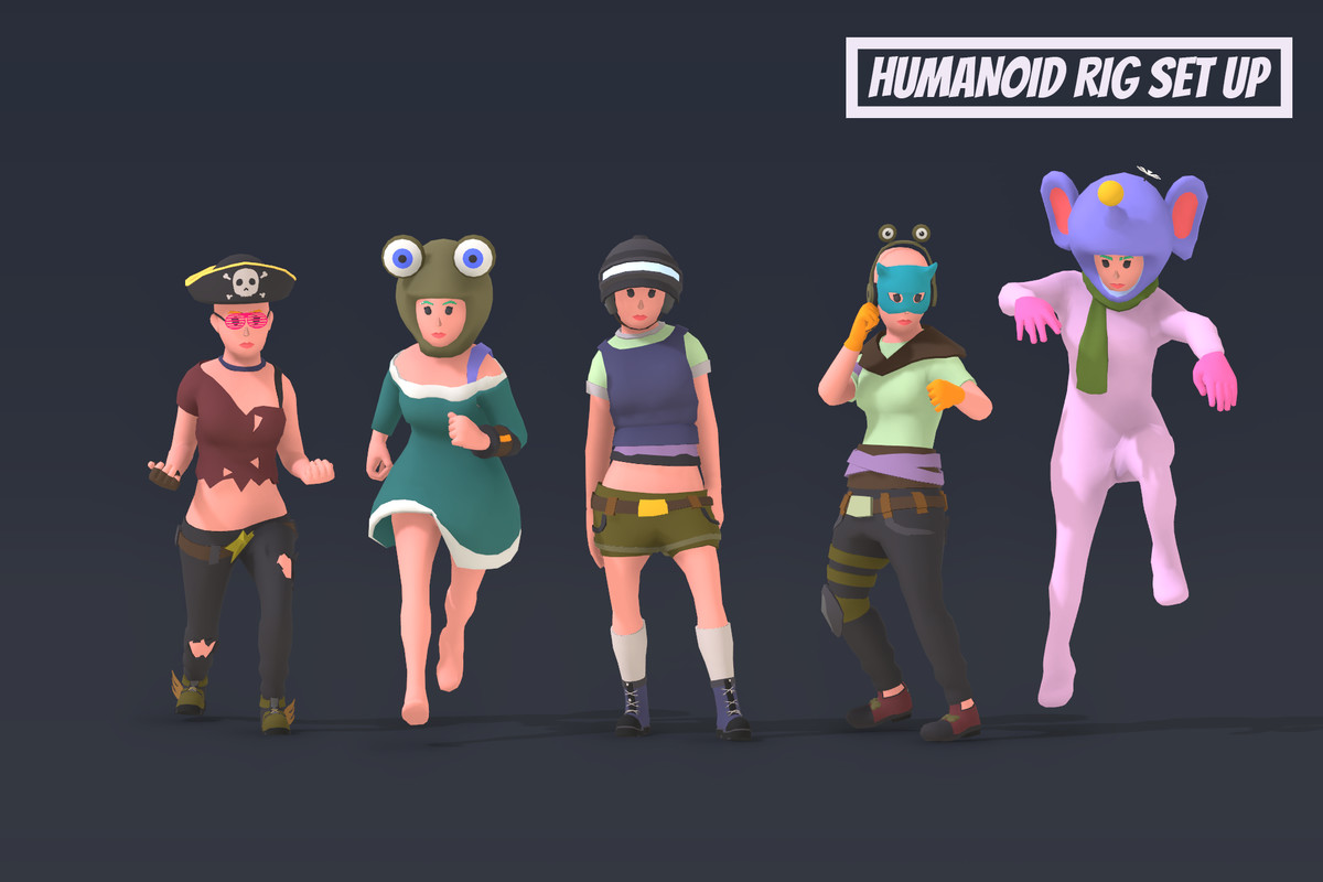 Customizable 3D Characters Ultimate Bundle