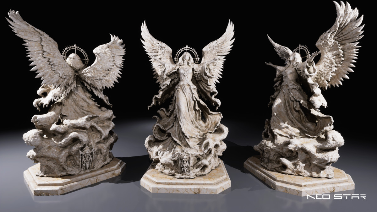 Angel Statues Pack