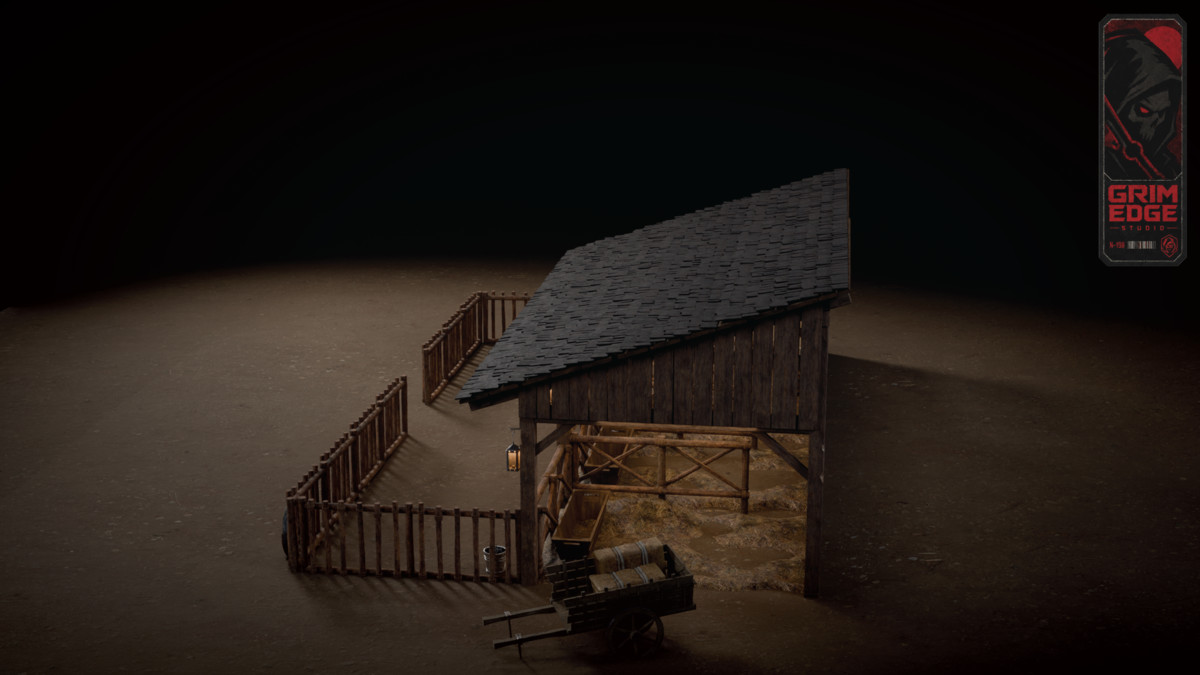 Medieval Village Stable