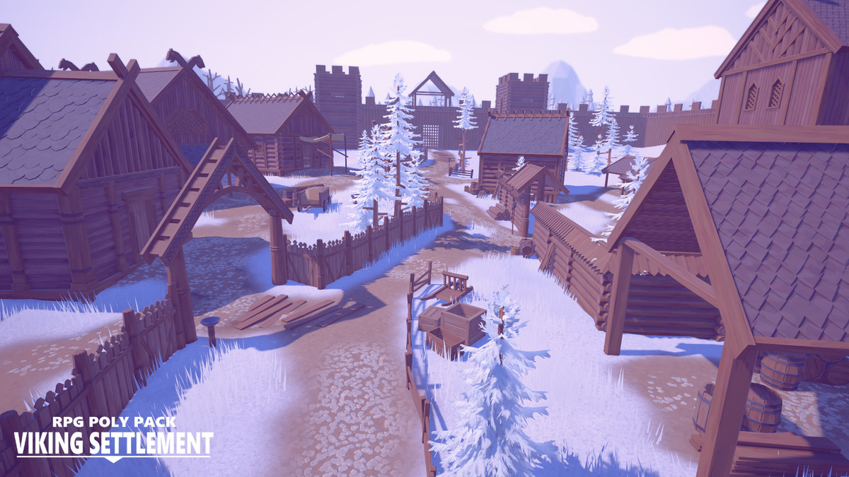 RPG Poly Pack - Viking Settlement