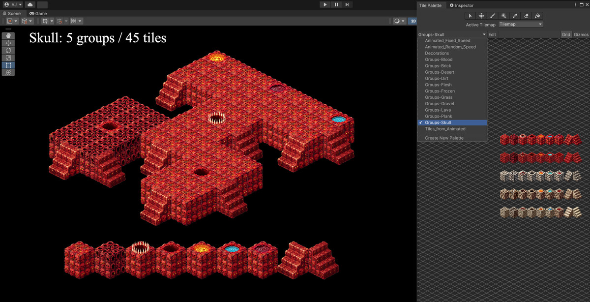 1000+ 2D Isometric Tiles, Decorations & Animated Terrains