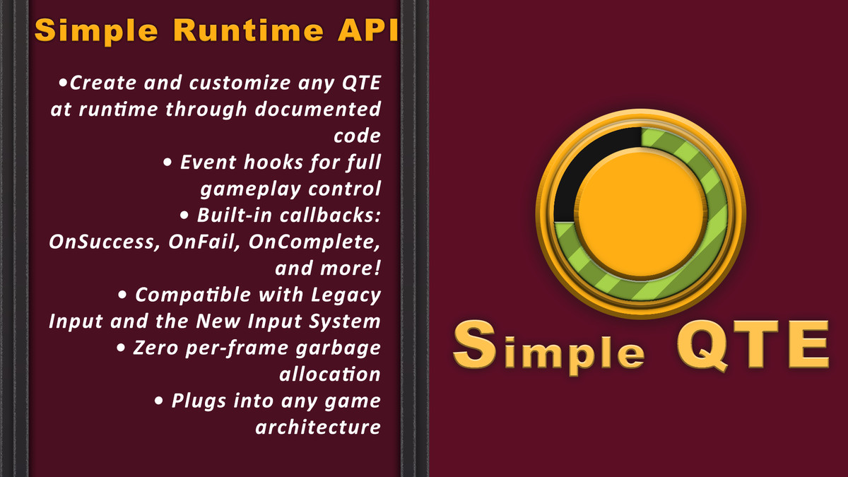 Simple QTE: Quick Time Events made easy w/ JSON support & 11 QTE types