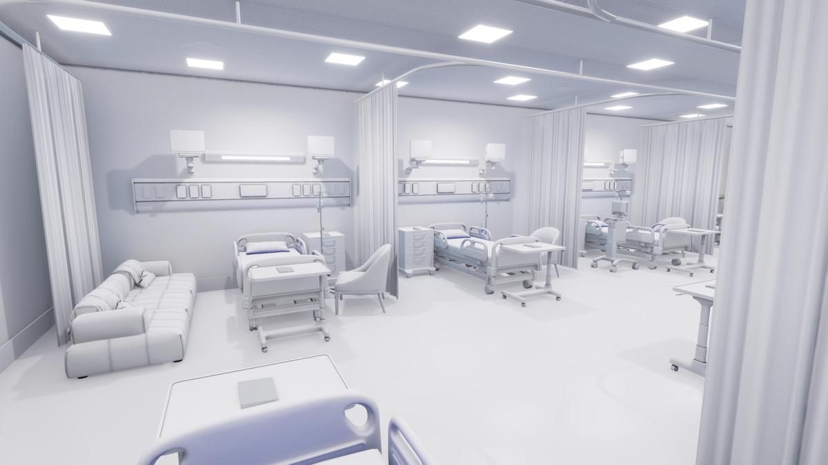 Hospital Wardroom Interior