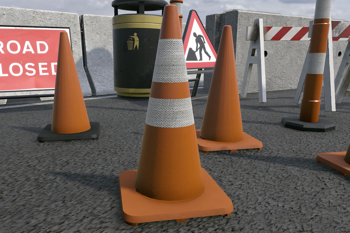 Road Cones, Barriers & Street Props
