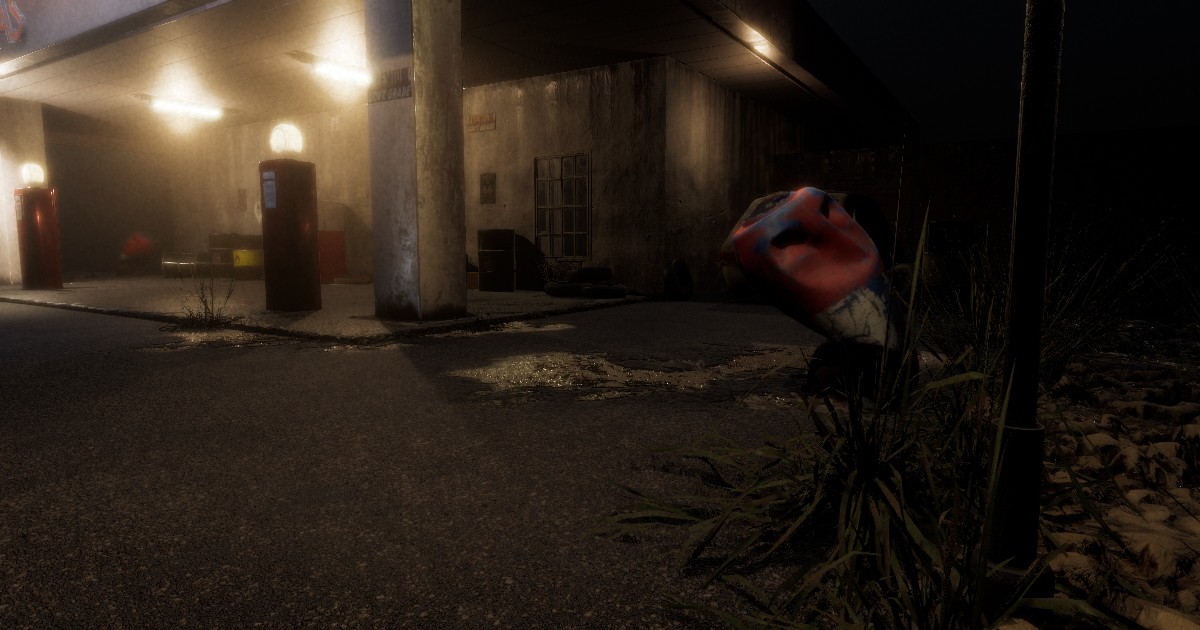 Old Fuel Gas Station