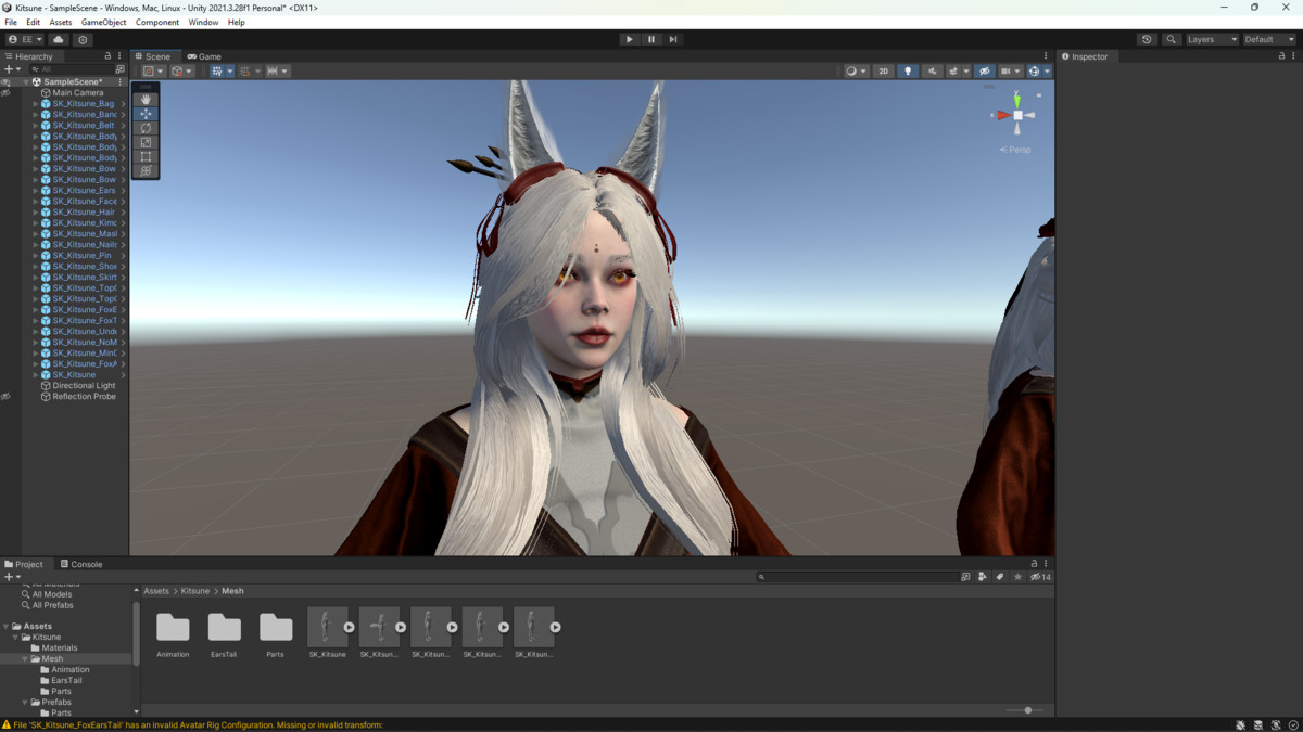 Kitsune Game Ready