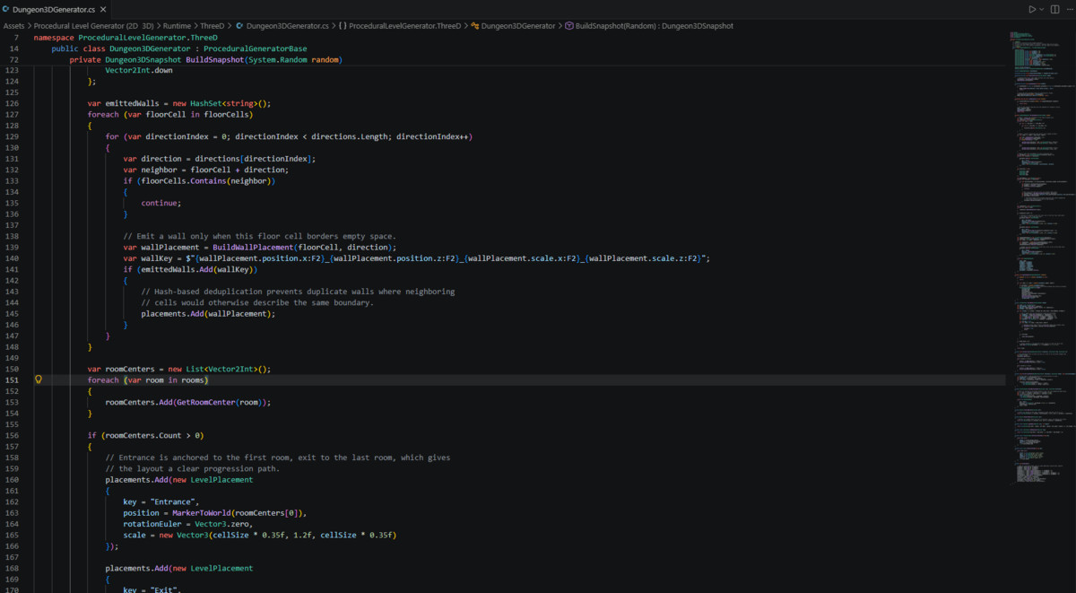 Procedural Level Generator (2D / 3D)