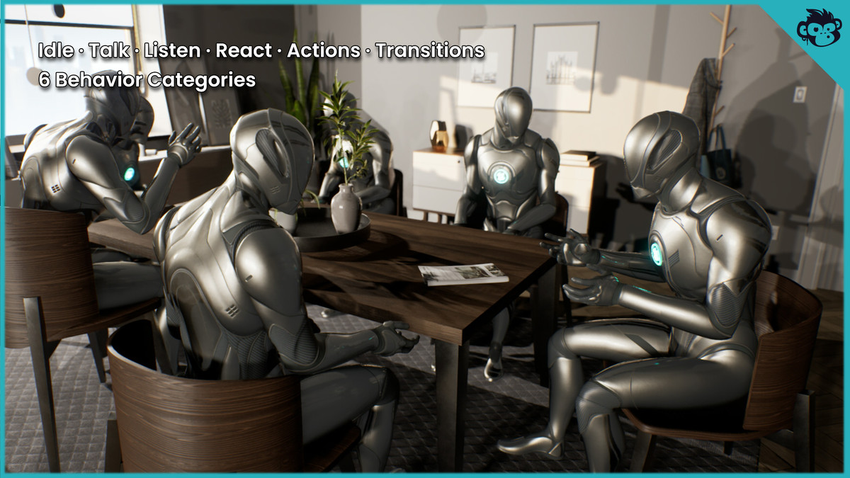 Sitting NPC Animation Pack