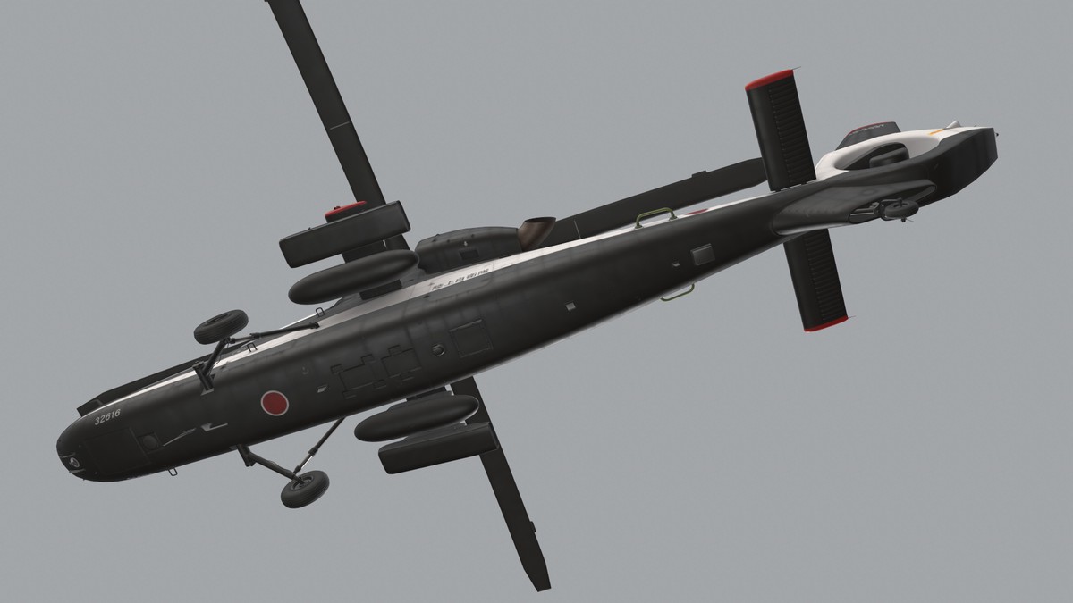 OH-1 Ninja JGSDF Black Static (445)