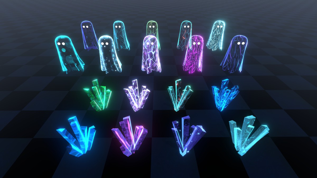 Frozen Ghostly Hologram Shader