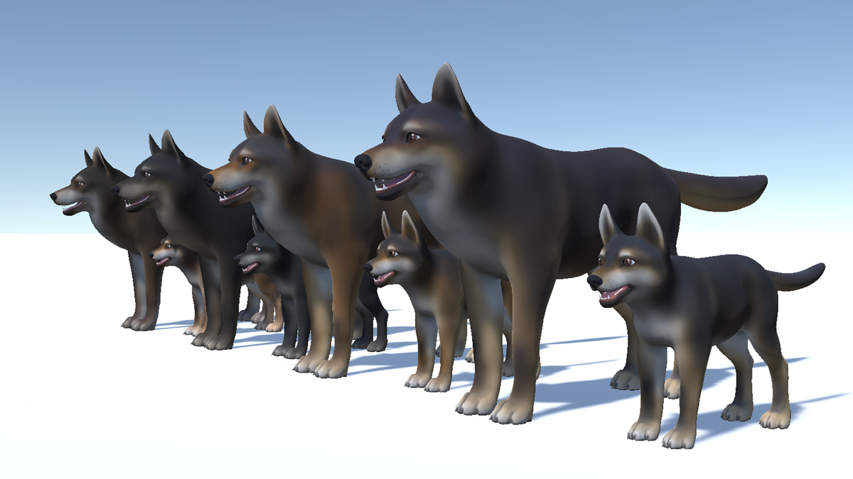 Cartoon - Wolf