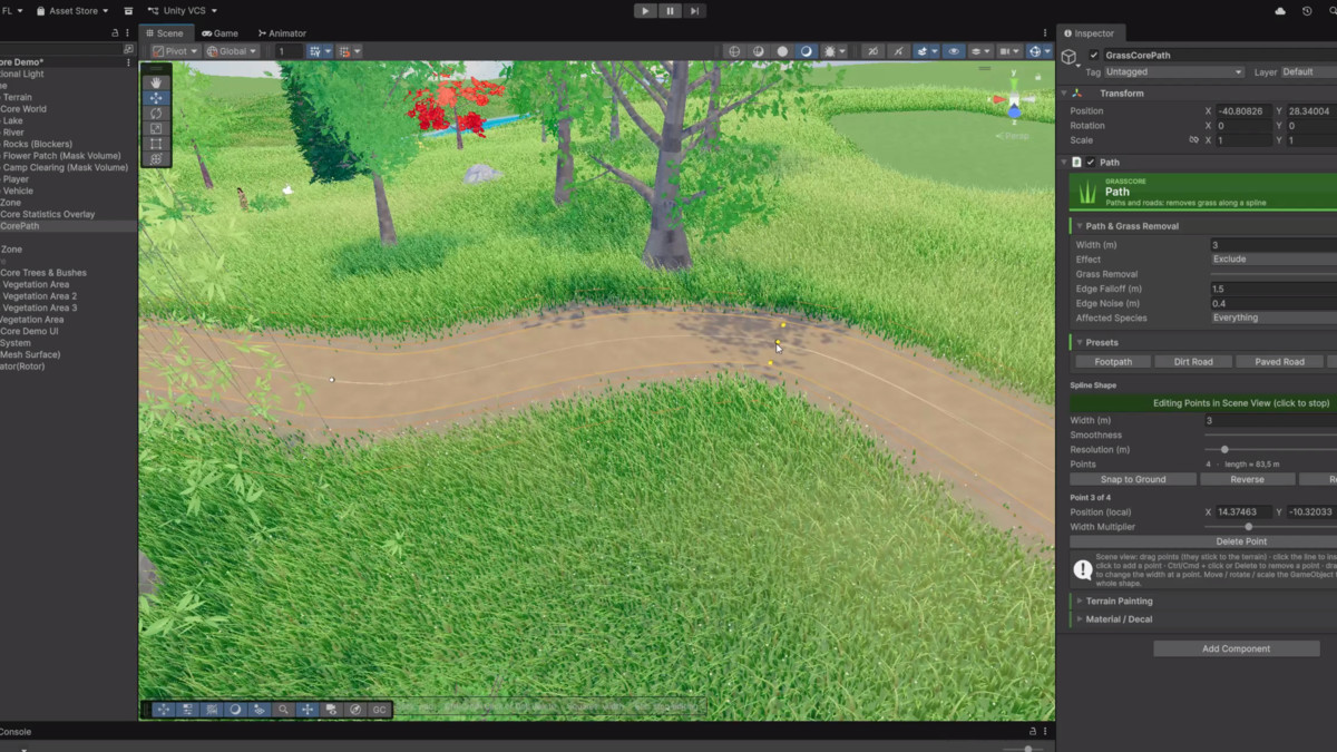 GrassCore - Stylized Grass & Vegetation System