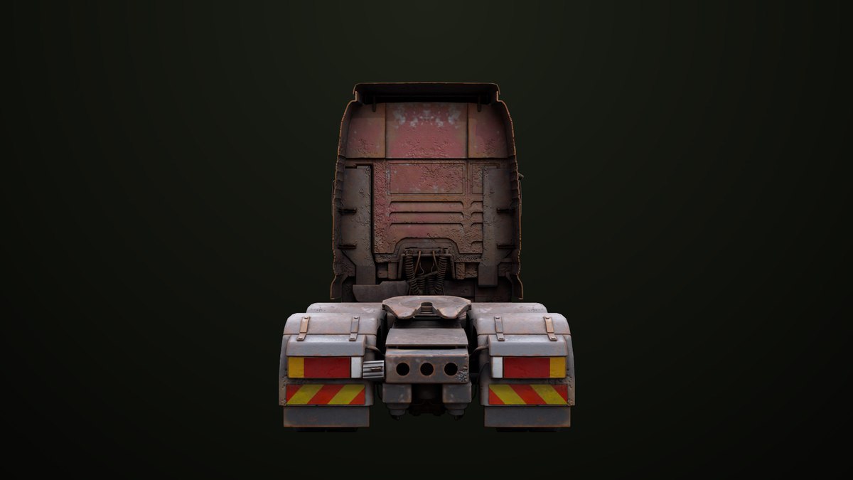 Heavy Truck Chassis 04 Dirty 4 URP HDRP Textures