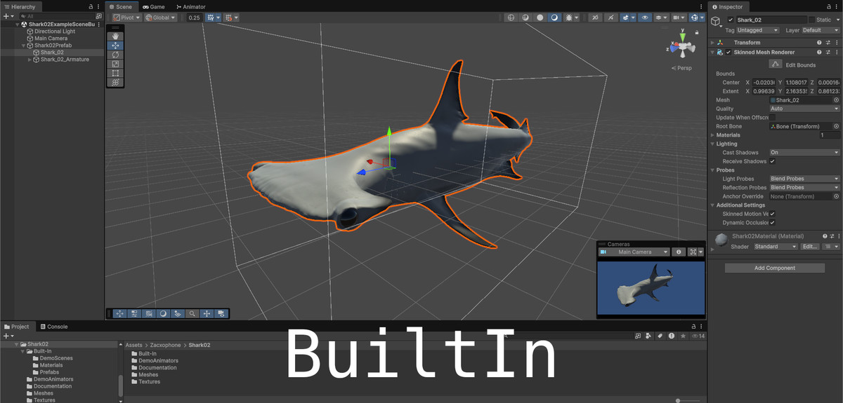 Animated Hammerhead Shark (02)
