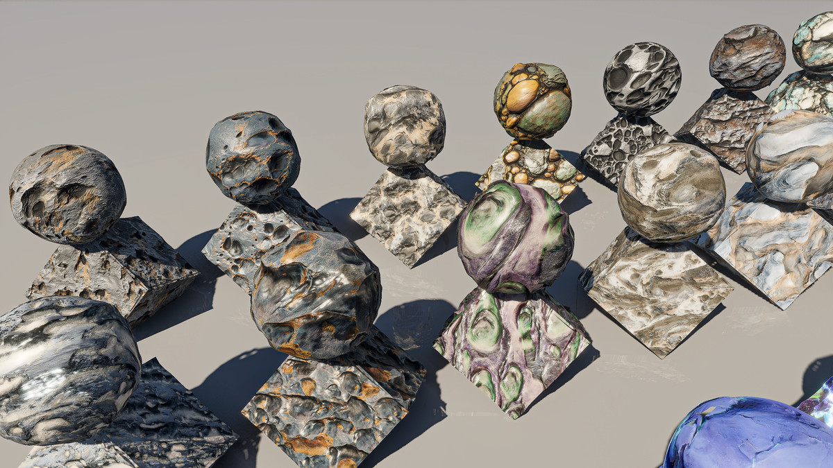 Alien Rocks Materials