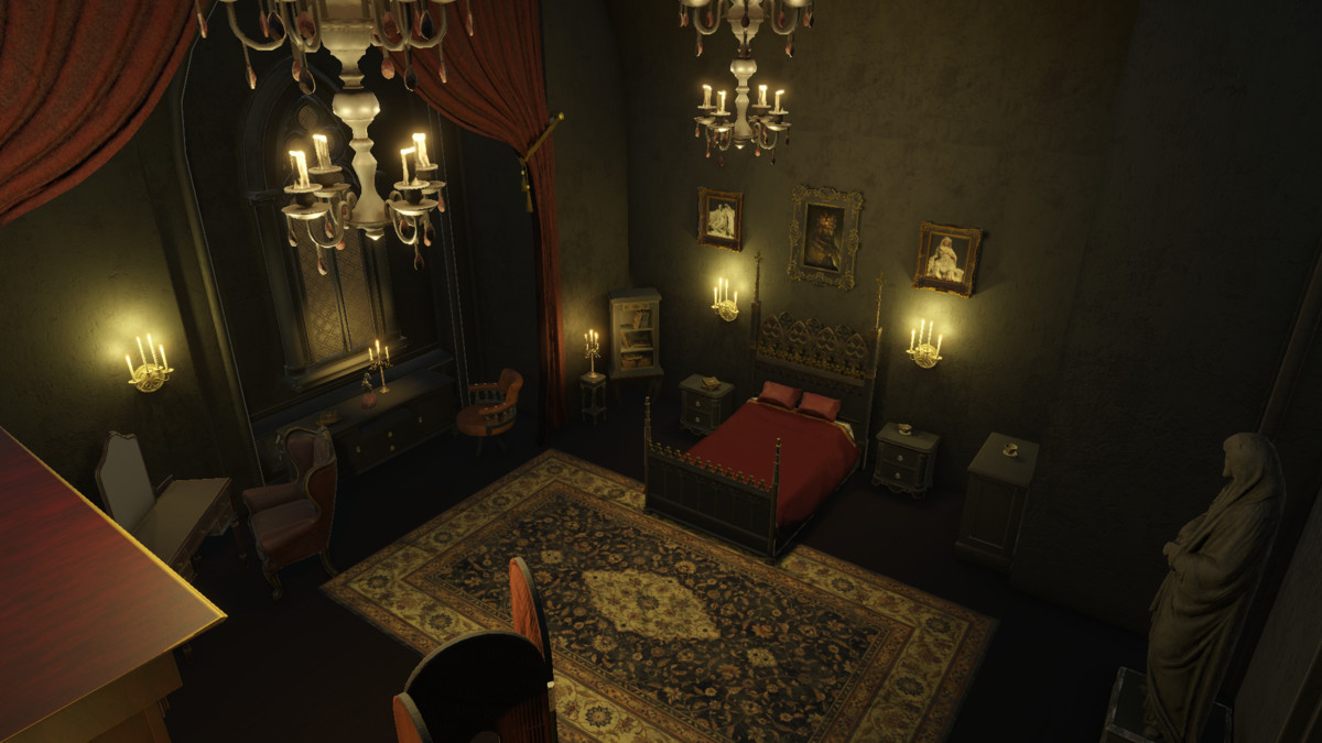 Gothic bedroom (MODULAR)