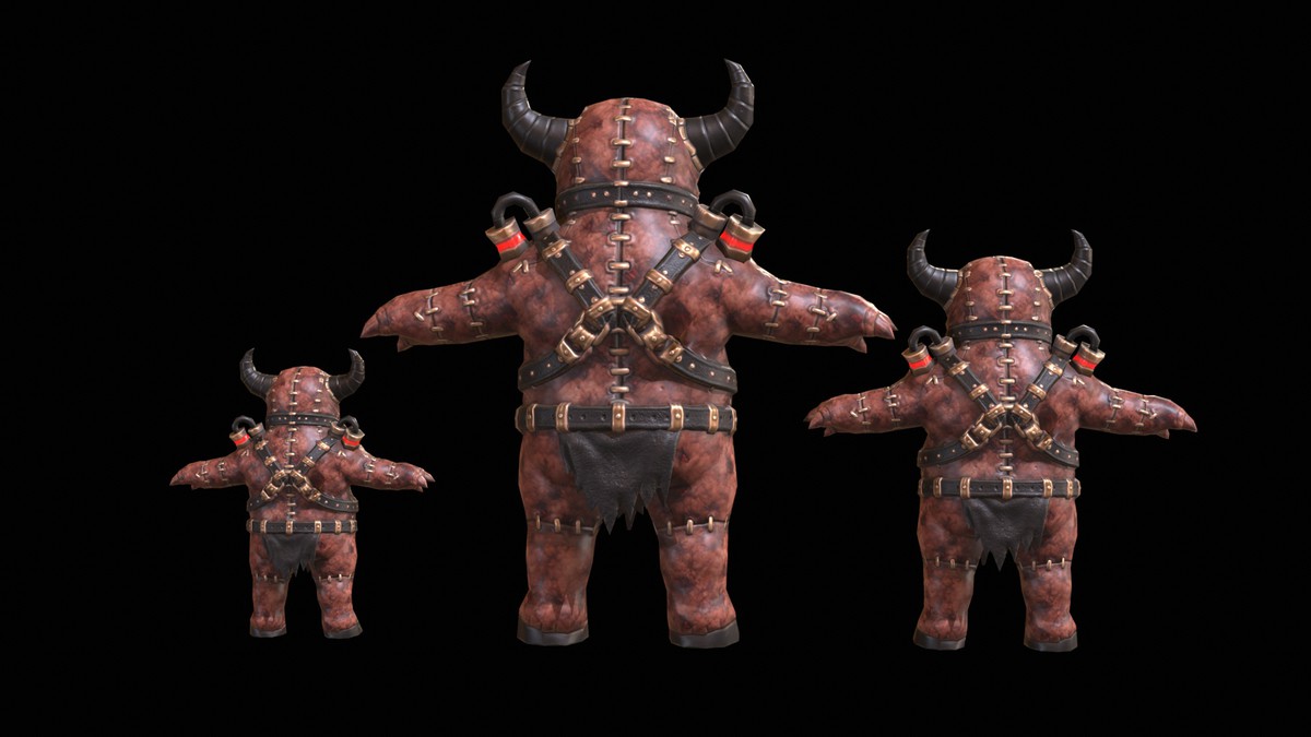 Chibi Necro Zombie Bull