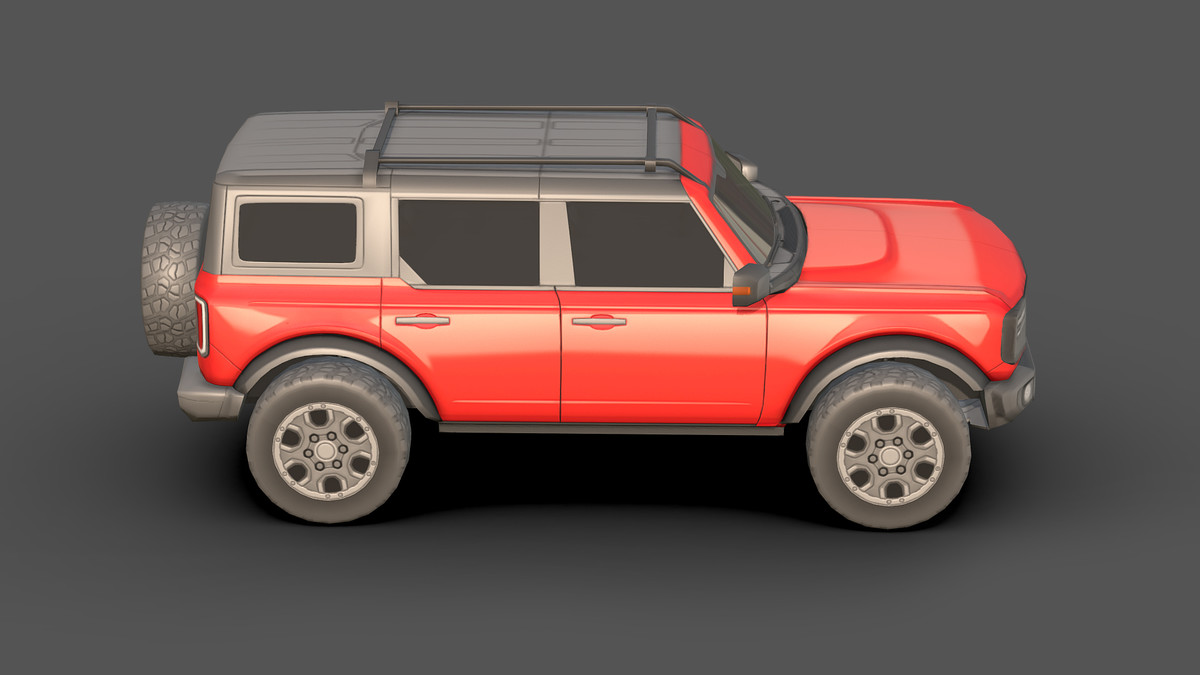 City Low Poly Car 1