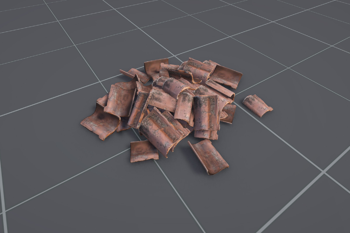 Brocken objects - Stone and Wood