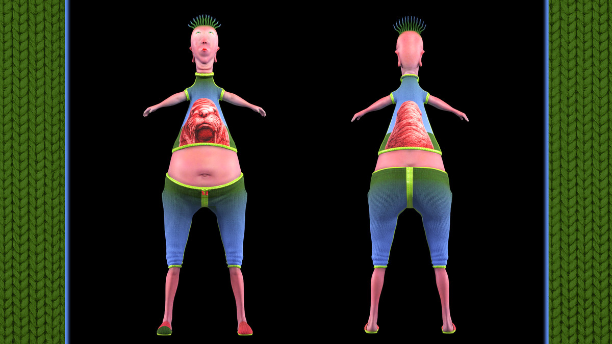 Funky Cartoon Woman – Gloria