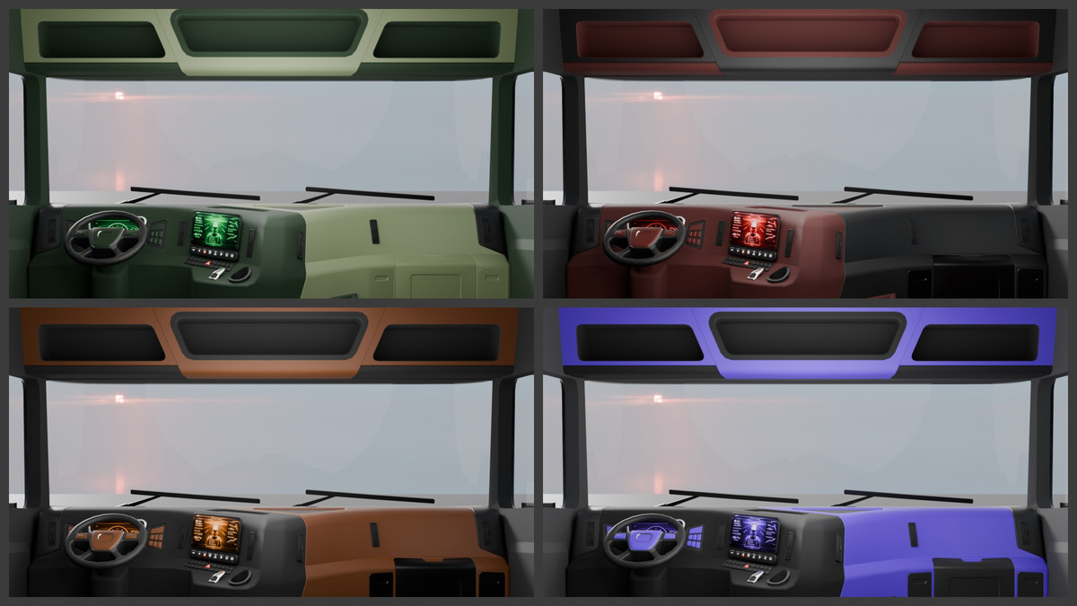 Realistic Logging Truck Pack – Semi Truck + Timber Trailer + 4 Wood Variants