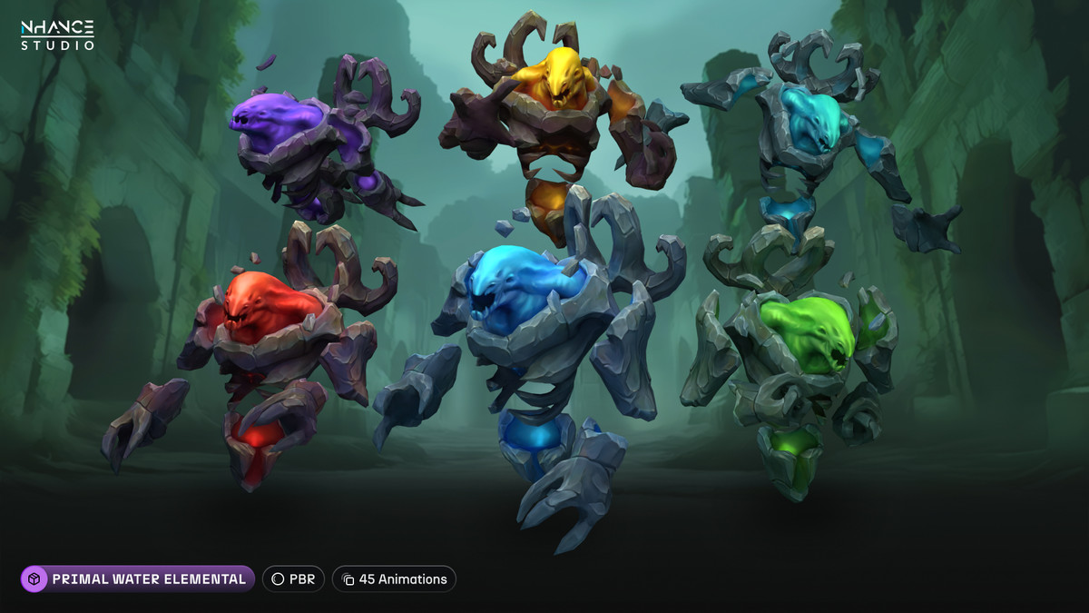 Stylized Fantasy Elementals Bundle