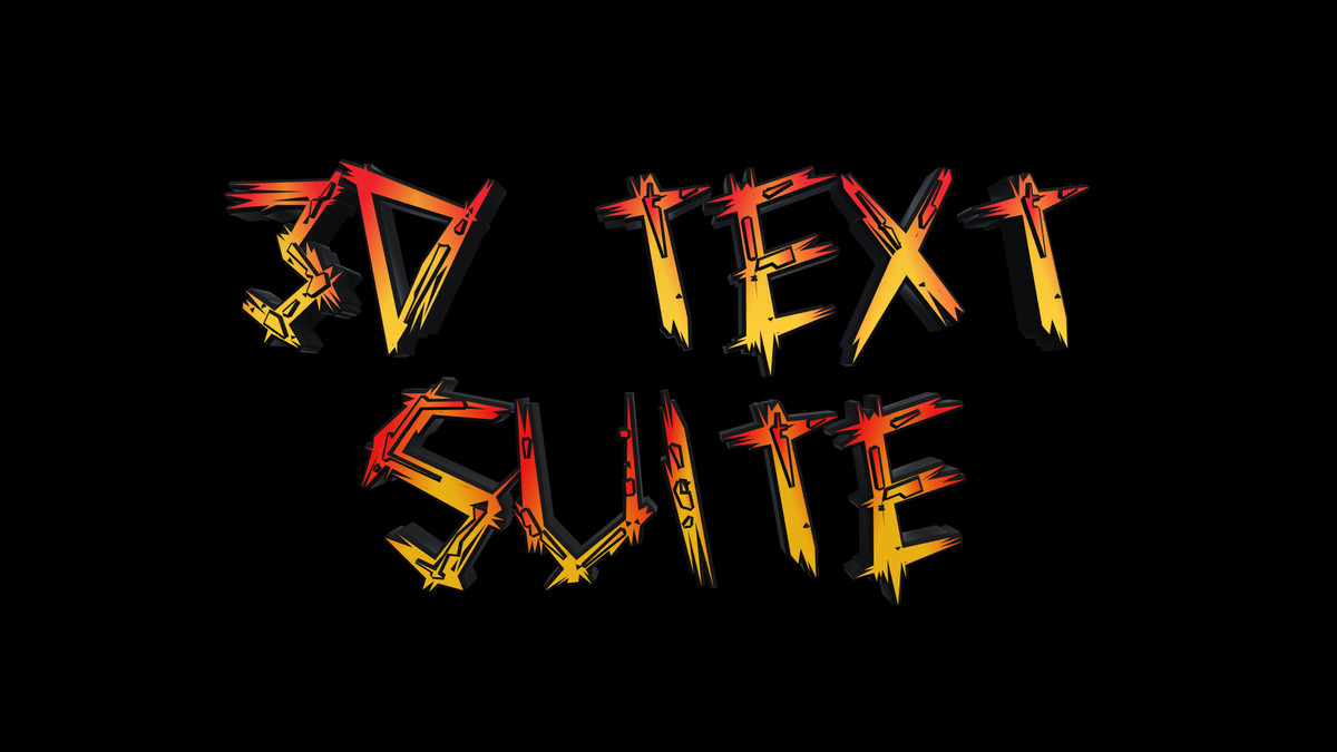 3D Text Suite - 3D Text Animator & Font Creator