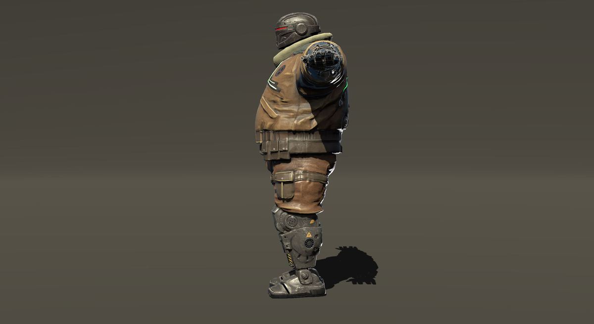 Cyberpunk Robot Character: The Mechanic