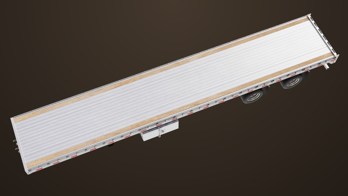 Flat Bed Trailer 05 Heavy Truck URP HDRP Textures