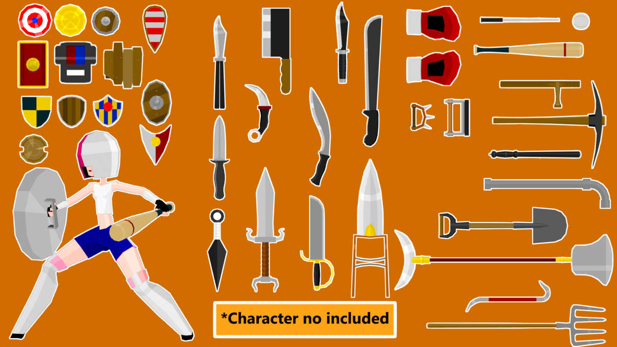 Low-Poly Melee Weapon Pack