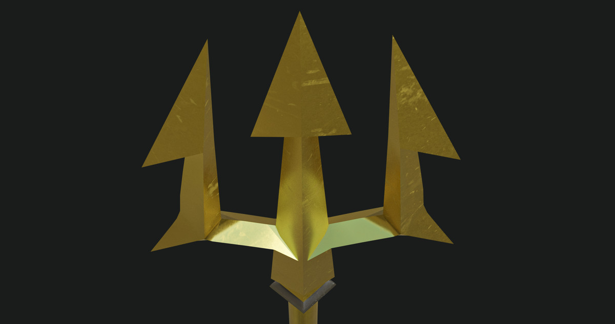 Trident Medieval Gold URP and HDRP Textures