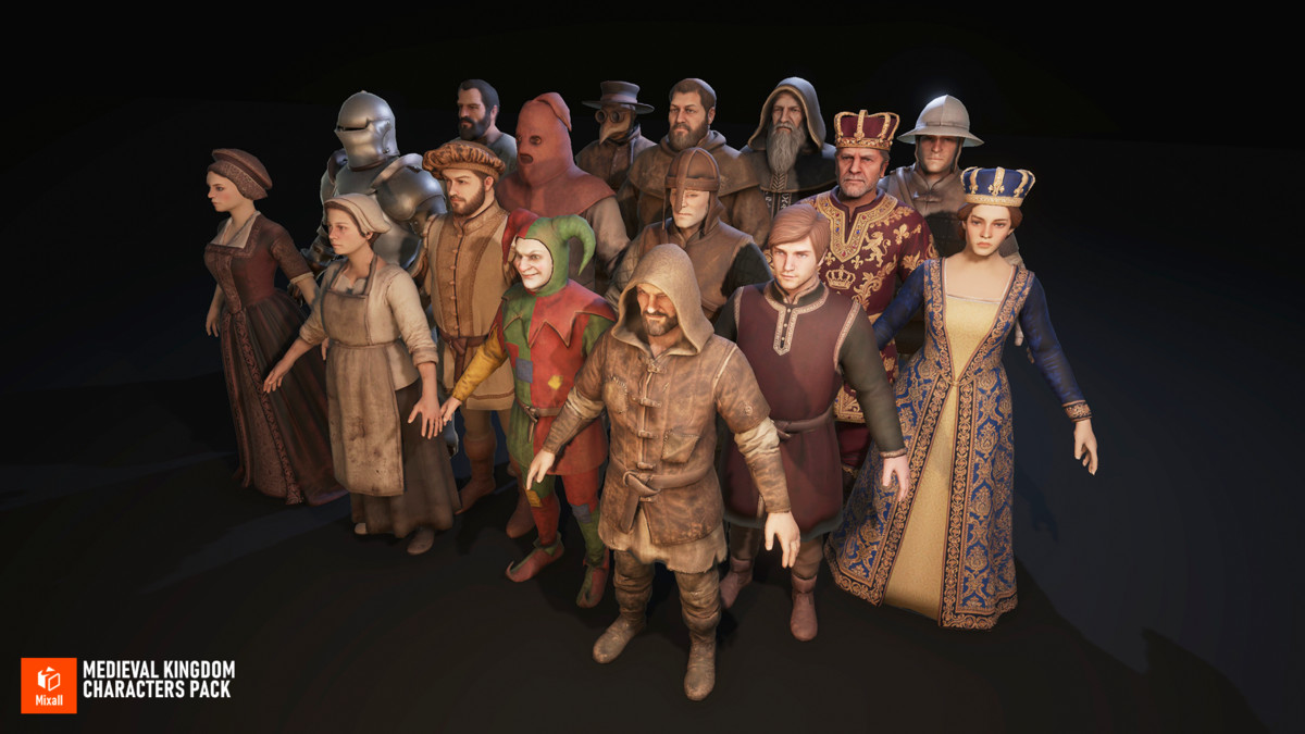 Medieval Kingdom Characters Pack