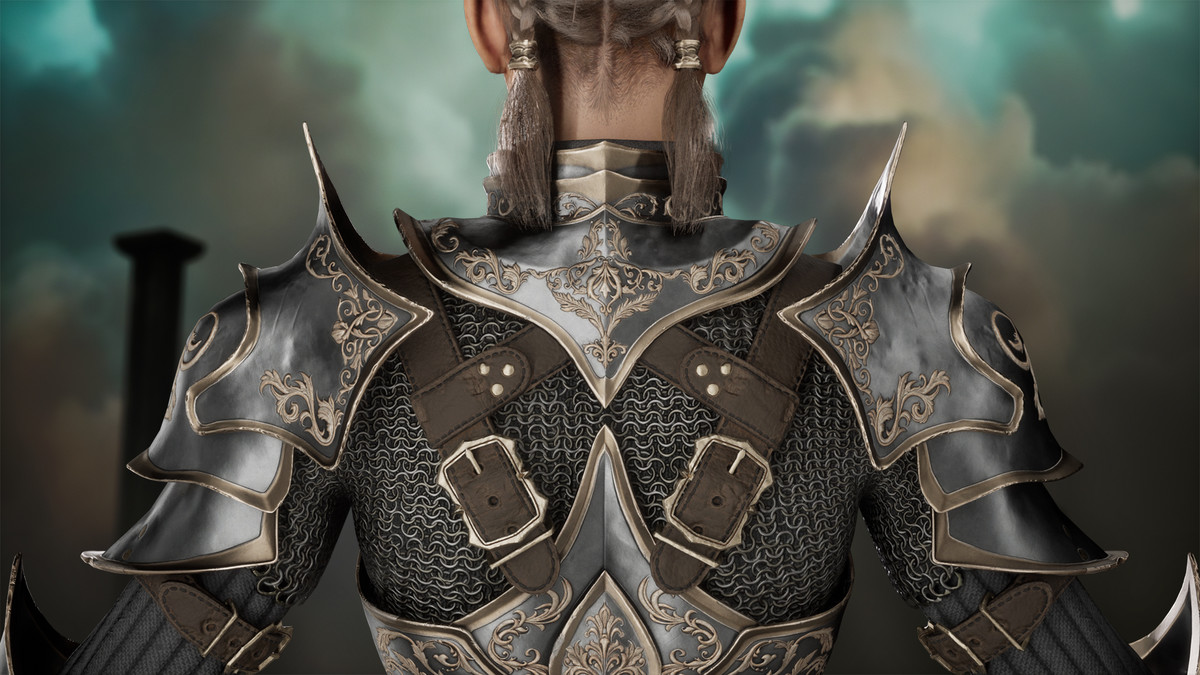 Medieval Fantasy Warrior Woman