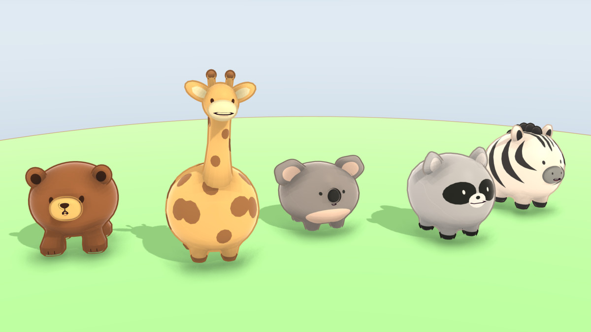 Round & Cube Animals - Wild & Forest