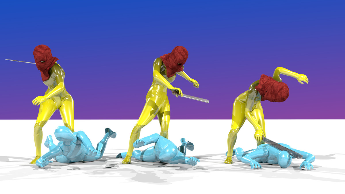 Brutal Slasher Enemy Finisher Animation Pack