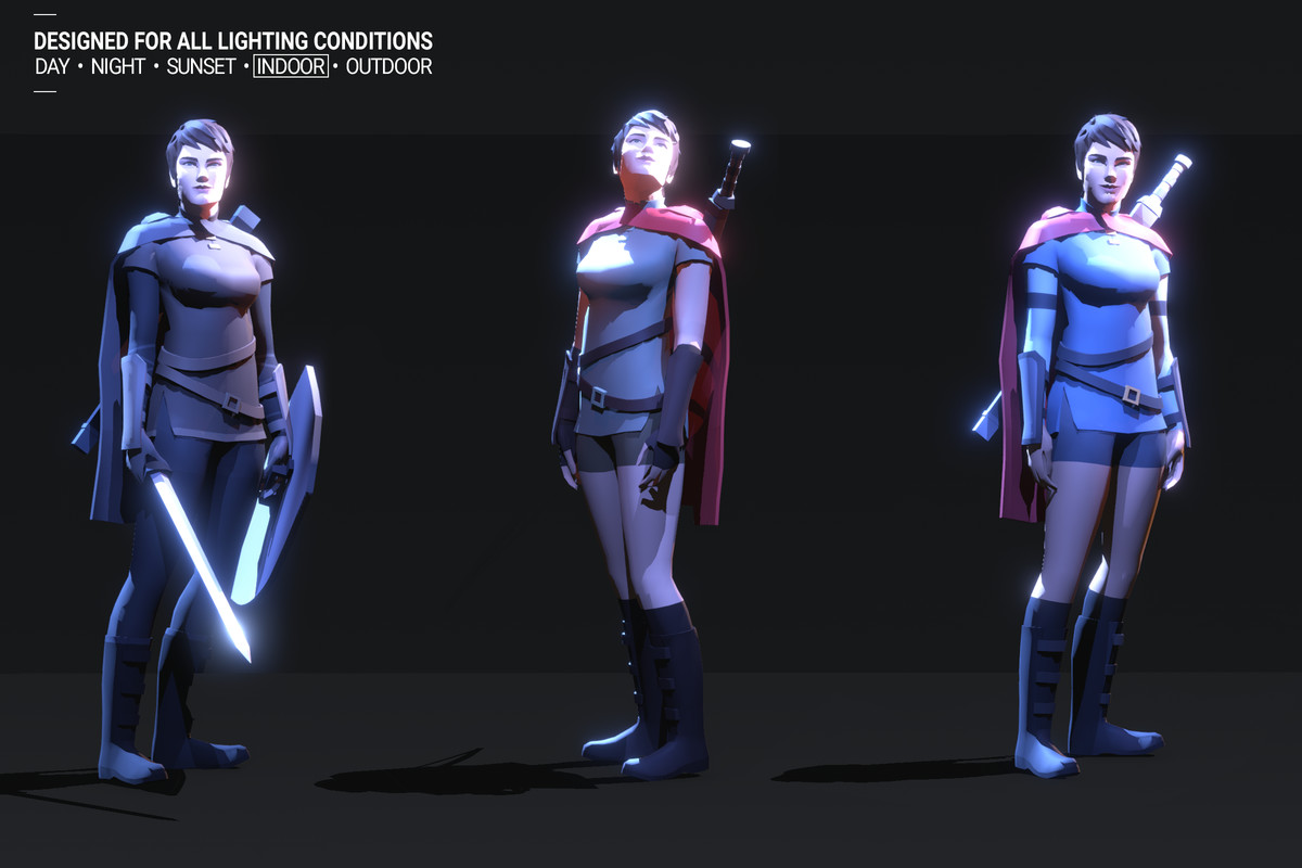 Polyquest Heroes: Warrior I Huntress